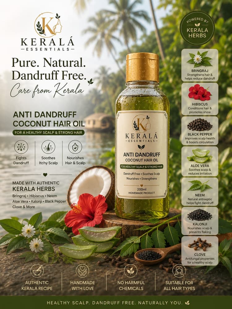 Anti-Dandruff Coconut Hair Oil 200ml